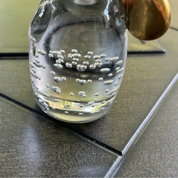 MCM Handmade Brass with glass mixed media sculpture figure 4" RARE - Picture 5 of 8